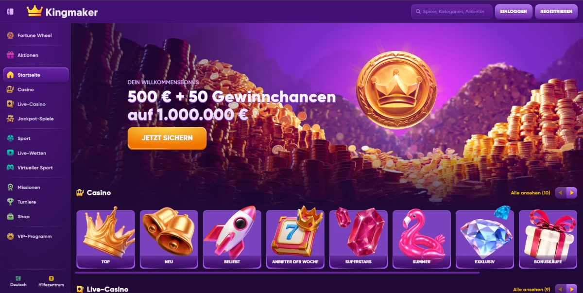 Kingmaker Casino